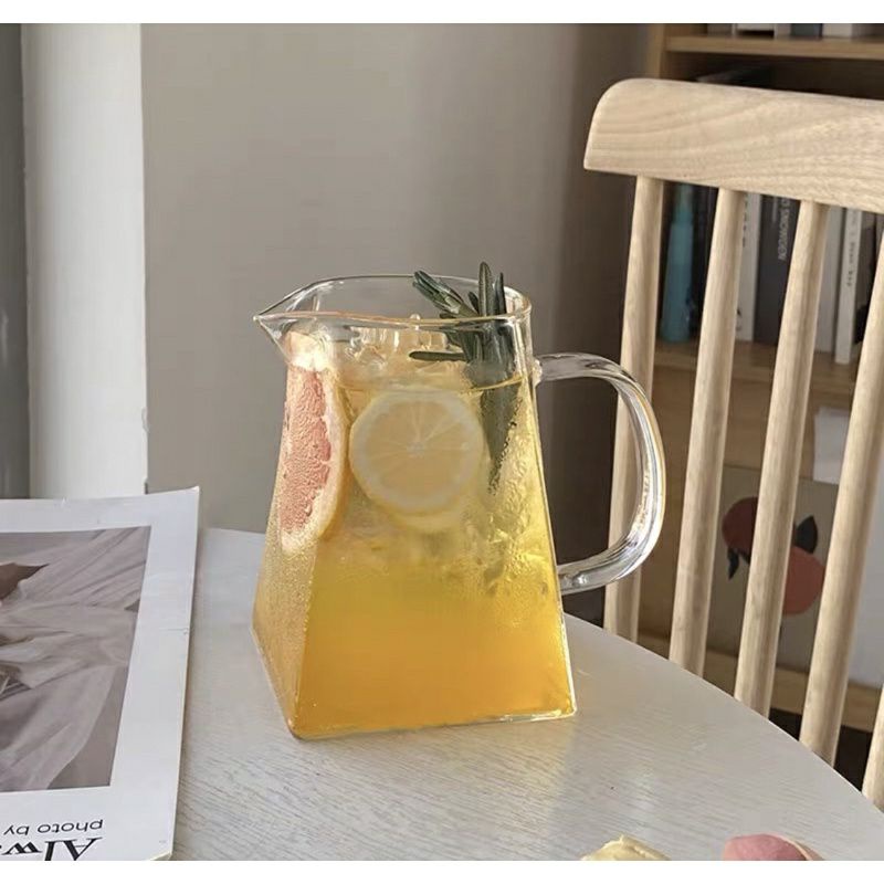 jug pitcher aesthetic l gelas kaca korean style