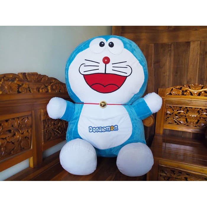 Boneka Doraemon Jumbo Besar 90 Cm Sni Gratis Bungkus Kado Terbaru