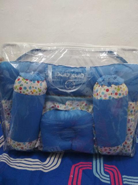 Omiland Kasur Dakron + Kelambu Bordir Polcadot (lc) Obk5214