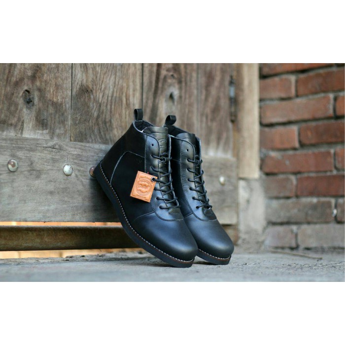 S35P7 Musim Gugur Dan Musim Dingin Martin Boots Pria Kulit Atas Kode Ekstra Besar S Safety Jogge