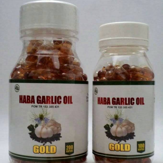 Haba Garlic Oil Gold - 200 Kapsul