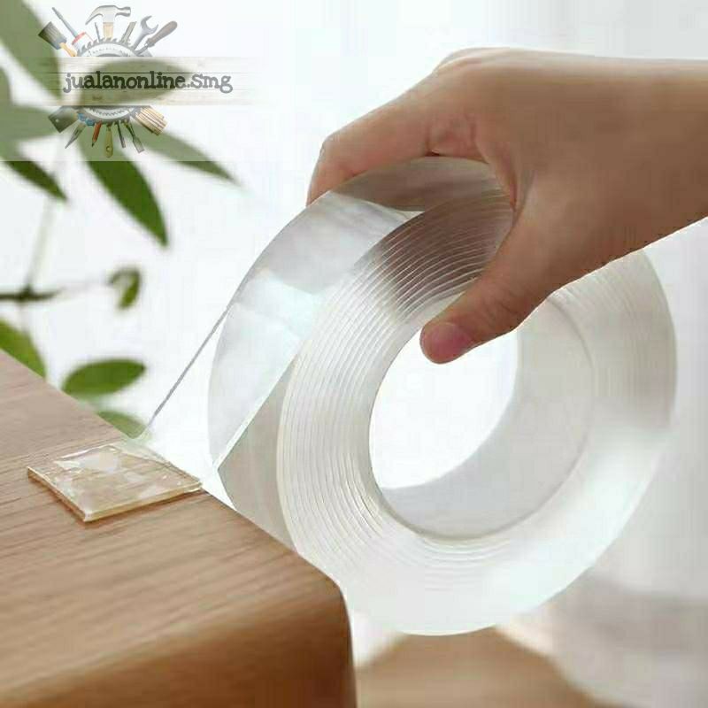 

LAKBAN BENING DOUBLE TAPE NANO TAPE BENING TAHAN AIR