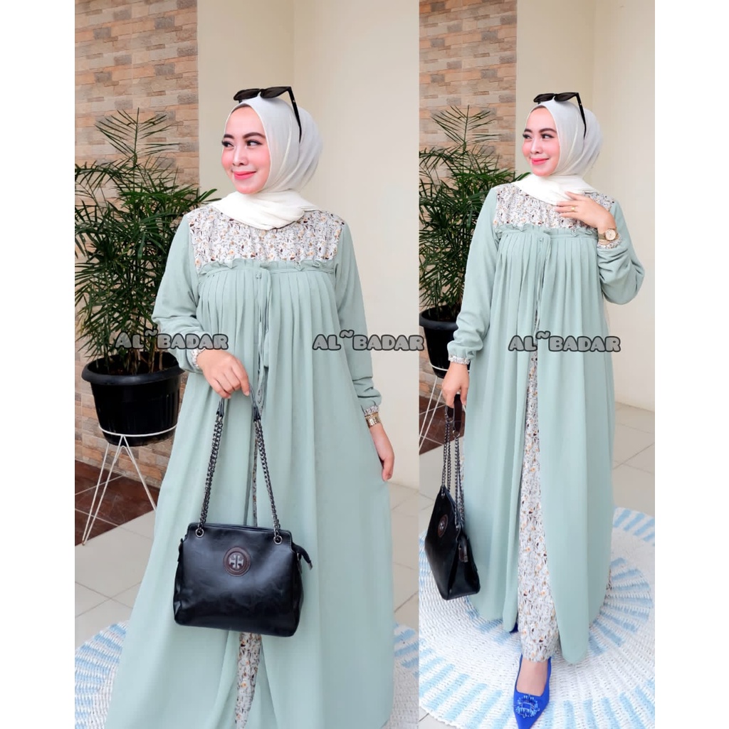 [ BISA COD] GAMIS SHAKILA IMPORT MIX CERUTY BABYDOLL, DRESS SHAKILA MODEL TERBARU,GAMIS BUSUIBY AL BADDAR