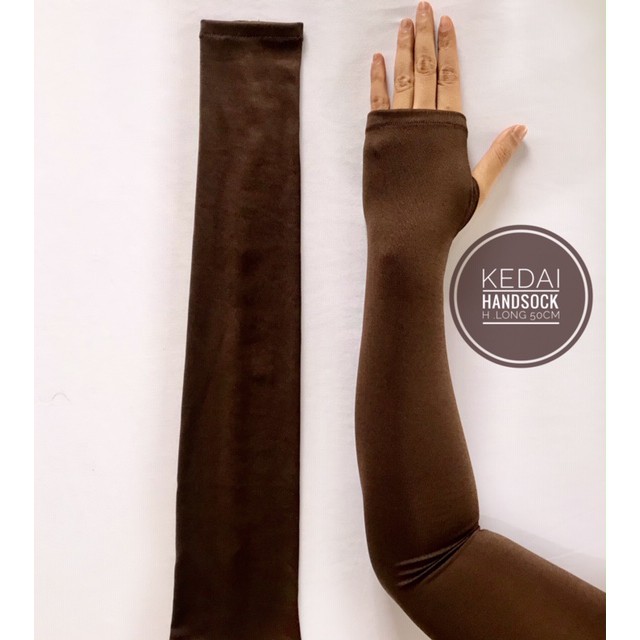 11.11 TERMURAH handsock jempol panjang 50cmh/handsock long fingerless