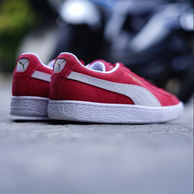 Original BNIB Sepatu Casual Puma Suede Classic High Risk Red