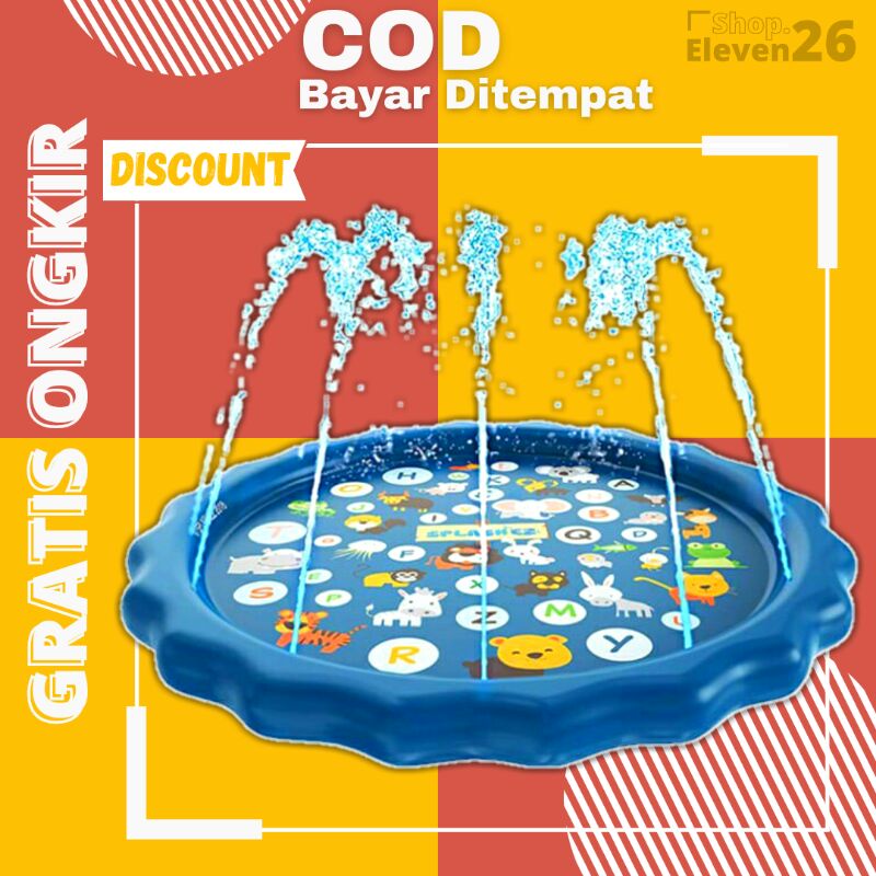 Kolam Air Mancur Anak Mainan Kolam Renang Anak Kecil Murah Kolam Berenang Anak Playmat Splash Pool
