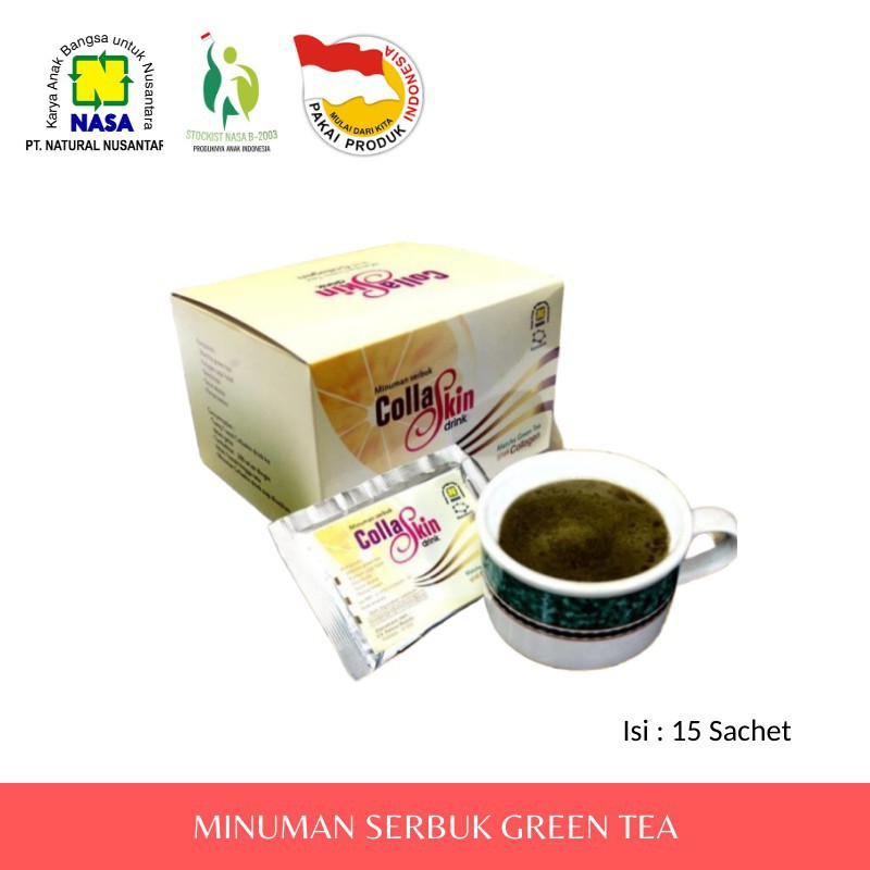 

Jual Produk Collaskin Collagen Drink Matcha Green Tea - Minuman Kolagen Serbuk Awet Muda dan