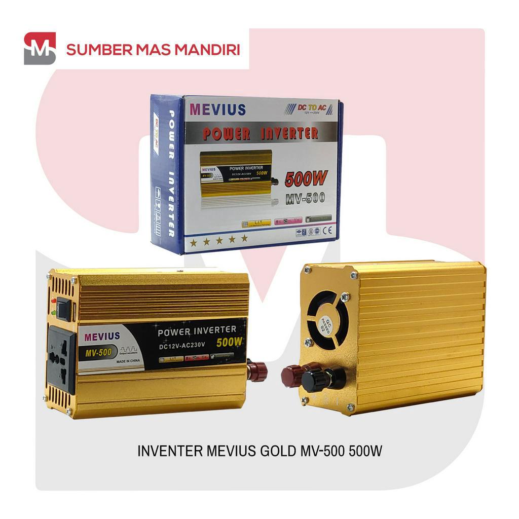 POWER INVERTER 500 WATT DC TO AC / MEVIUS INVERTER 500W