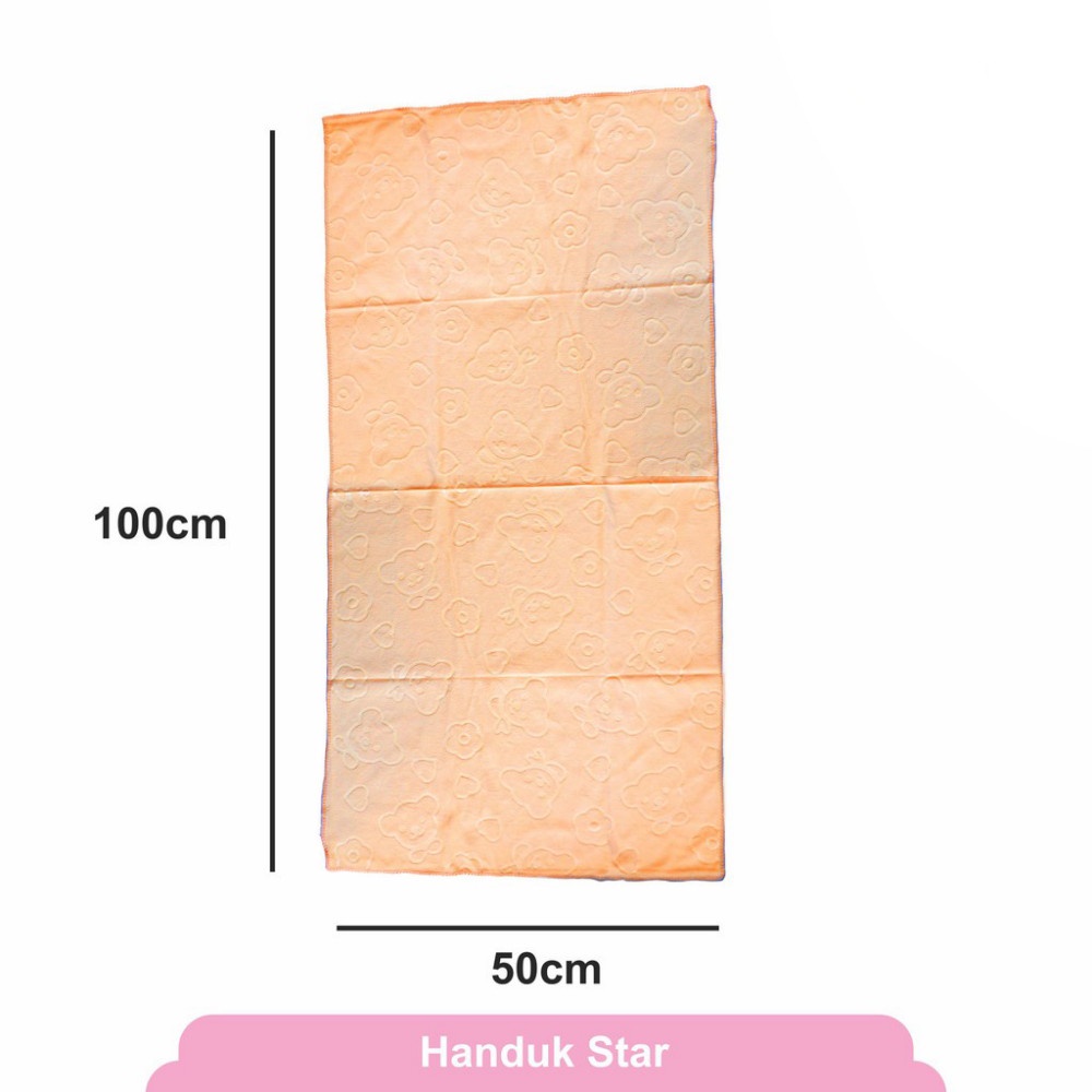 Handuk Bayi Star Lembut 100X50cm Halus SNI
