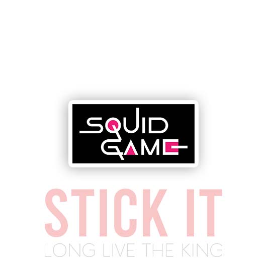 

Stiker sablon setrika DTF kaos baju sticker vinyl squid game gamer 48