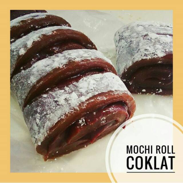 

Kue Mochi Roll Gulung Coklat