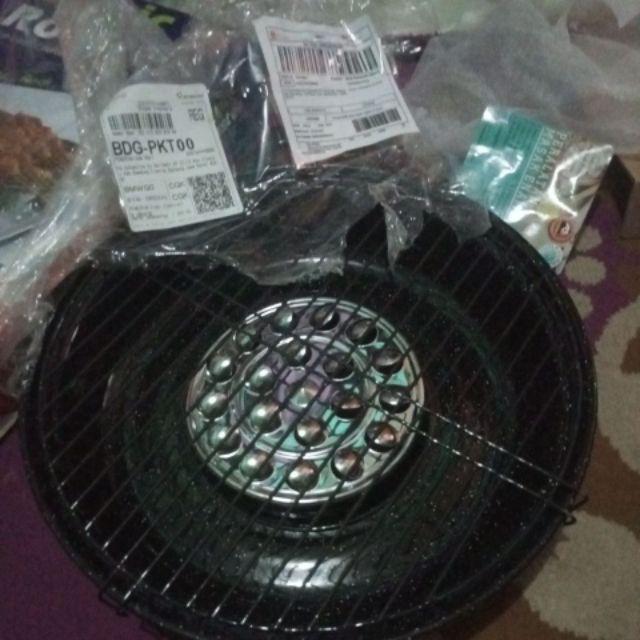 Maspion 34 Cm Magic Roaster Alat Pemanggang Sate, Ayam, Sosis Dll