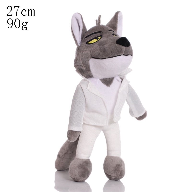 2022 Mainan Boneka Stuffed Plush Film The Bad Guys Wolf Piranha Snake Shark Tarantula Untuk Hadiah Anak