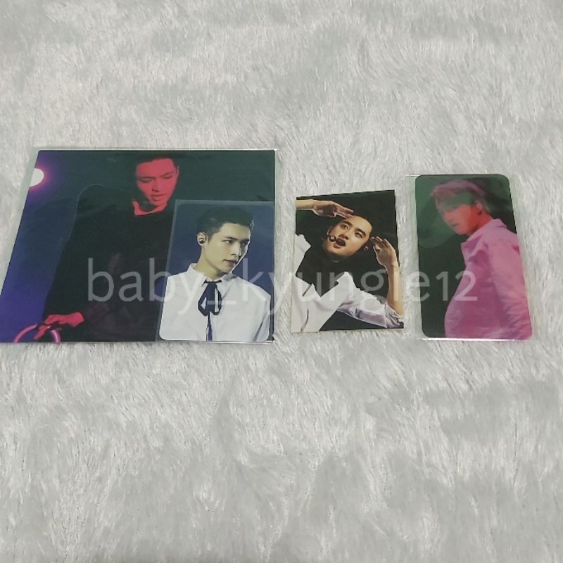 EXO DVD JAPAN FILMLIVE VISUAL STIKER KYUNGSOO BOOKMARK KAI PC LAY LIMITED
