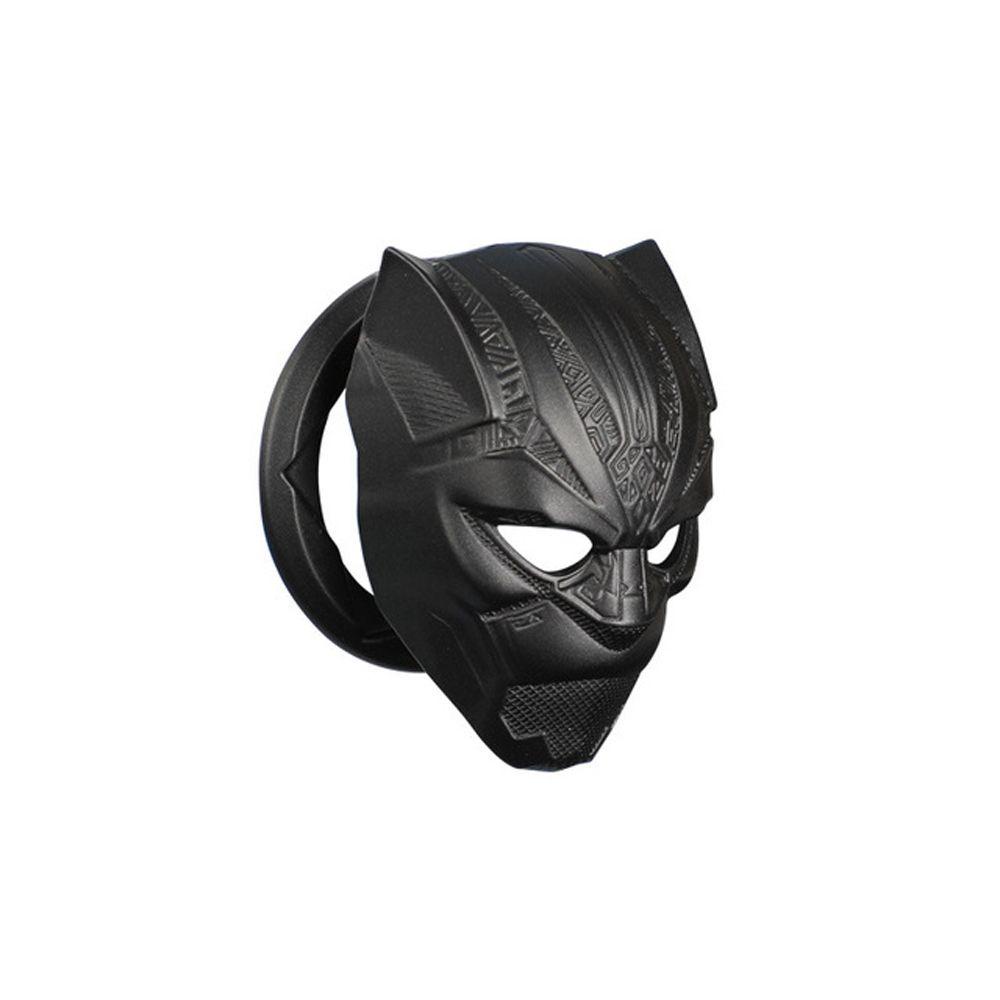 Lanfy Black Panther Aksesoris Auto Interior Dekorasi 3D Stiker Zinc alloy Otomotif Start Stop Tombol Pelindung