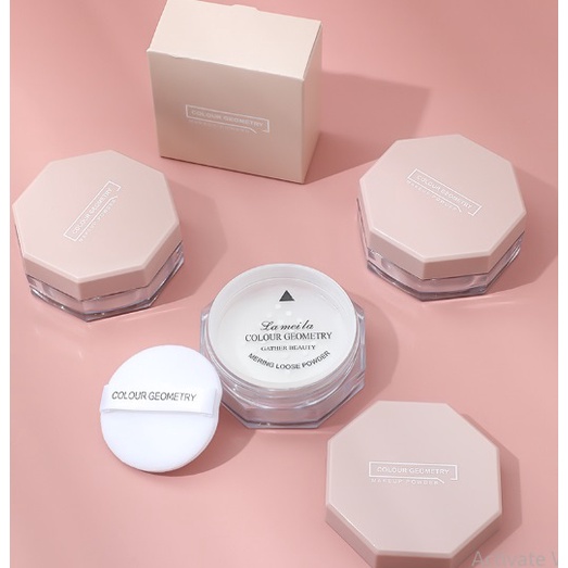 Lameila Bedak Tabur Pengontrol Minyak Wajah Anti Air ~ LAMEILA LOOSE POWDER 5074