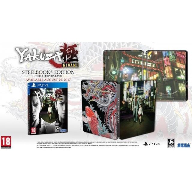 Kaset Game PS4 Yakuza Kiwami [Steelbook Edition]