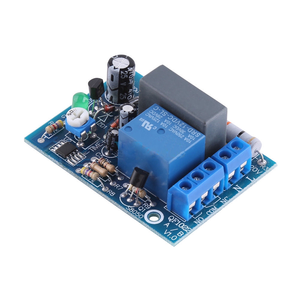 [IN STOCK/COD]AC 220V Timer Relay Delay Module Adjustable Timing Turn On/Off Switch Board