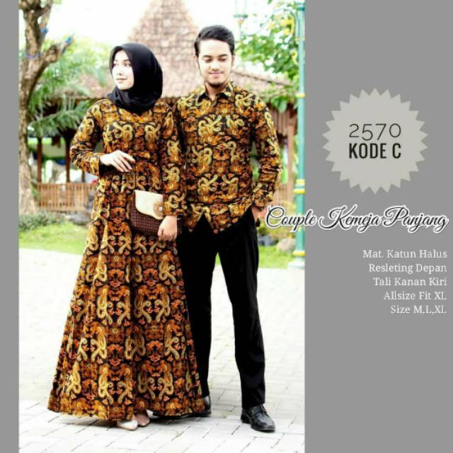 Couple Gamis Batik Pekalongan