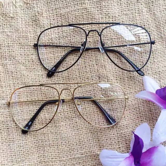 frame aviator clear kacamata