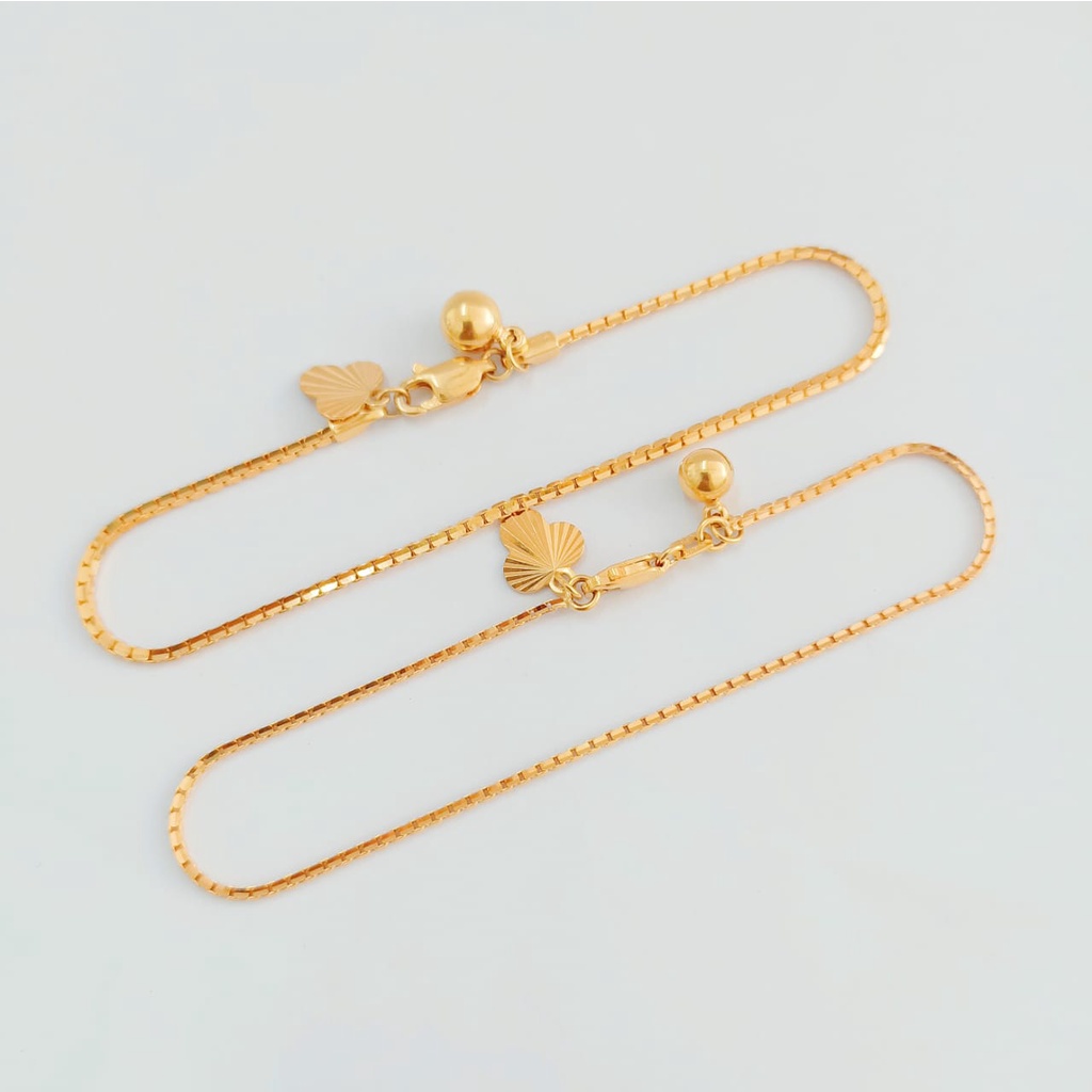 Gelang Tangan santa Emas Kadar 420 9K
