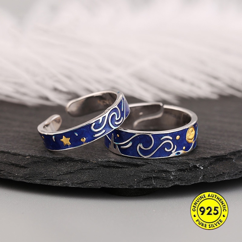 Cincin Bahan S925 Silver Untuk Pasangan