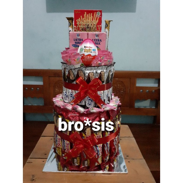 

Kue ultah Snack atau kue ulang tahun snack / Graduation Snack / Snack tower / Snack wisuda