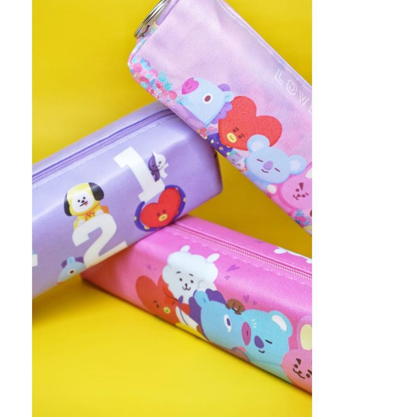 

PROMO BESAR (elb-288) TEMPAT PENSIL BT21 FAMILY PERSEGI PANJANG KOTAK PENSIL BT21 BTS MURAH TATA COO