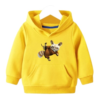 Kungfu Fox Hoodie Anak Fleece Sweater Anak