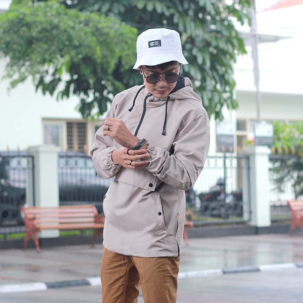 Jaket Pria warna Cream Premium || Jaket Pria Premium || Jaket Pria Korea Keren