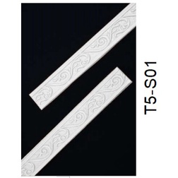 List wallfoam 3D TERBARU 2.3m×5cm×5mm-PUTIH