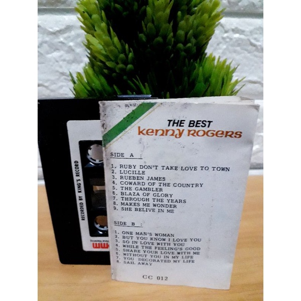 Kaset KENNY ROGERS - THE BEST (SONG BOOK 1)