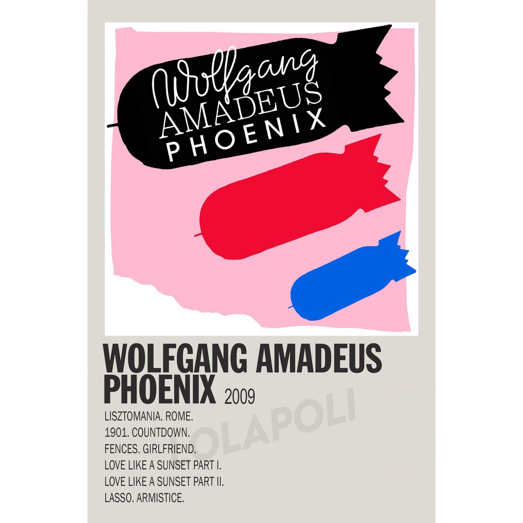 Poster Cover Album Wolfgang Amadeus Phoenix - Phoenix