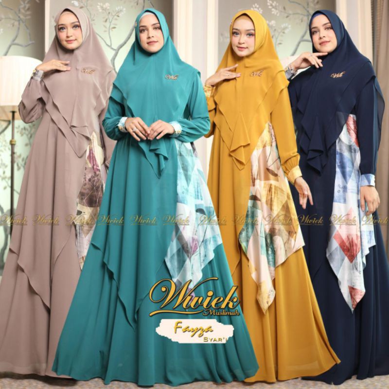 Gamis Fayza Syar'i by Wwiek Muslimah