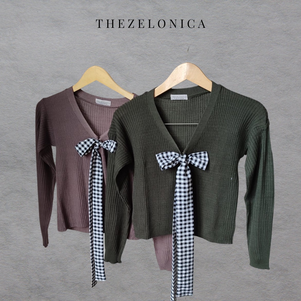 Zelonica Outer Naomi cardigan Bahan Premium