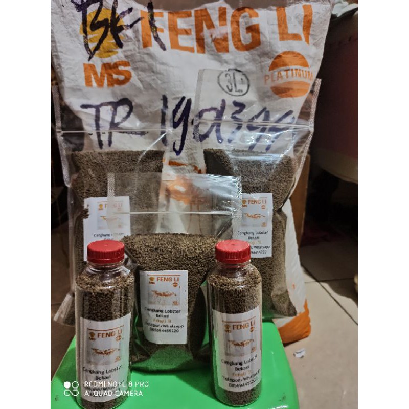 Pelet udang fengli 3L platinum repack