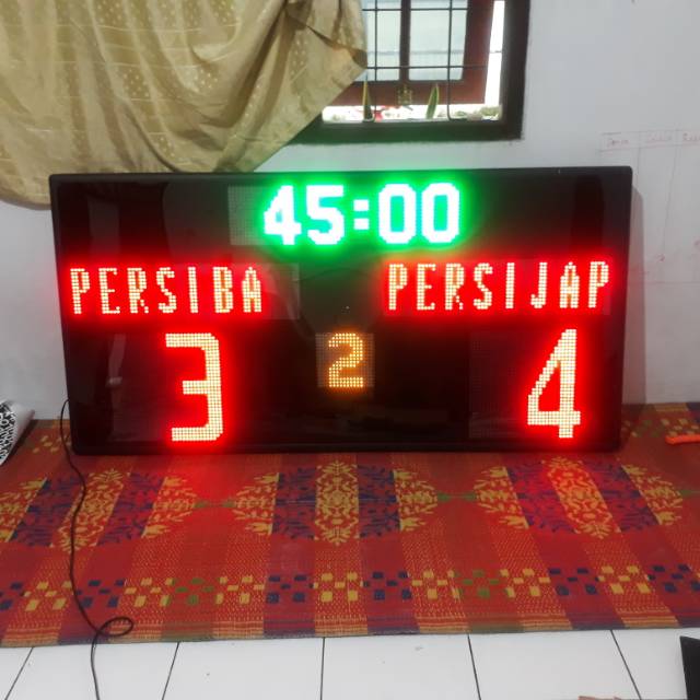 Papan skor sepakbola skoring board sepak bola Scoreboard score digital