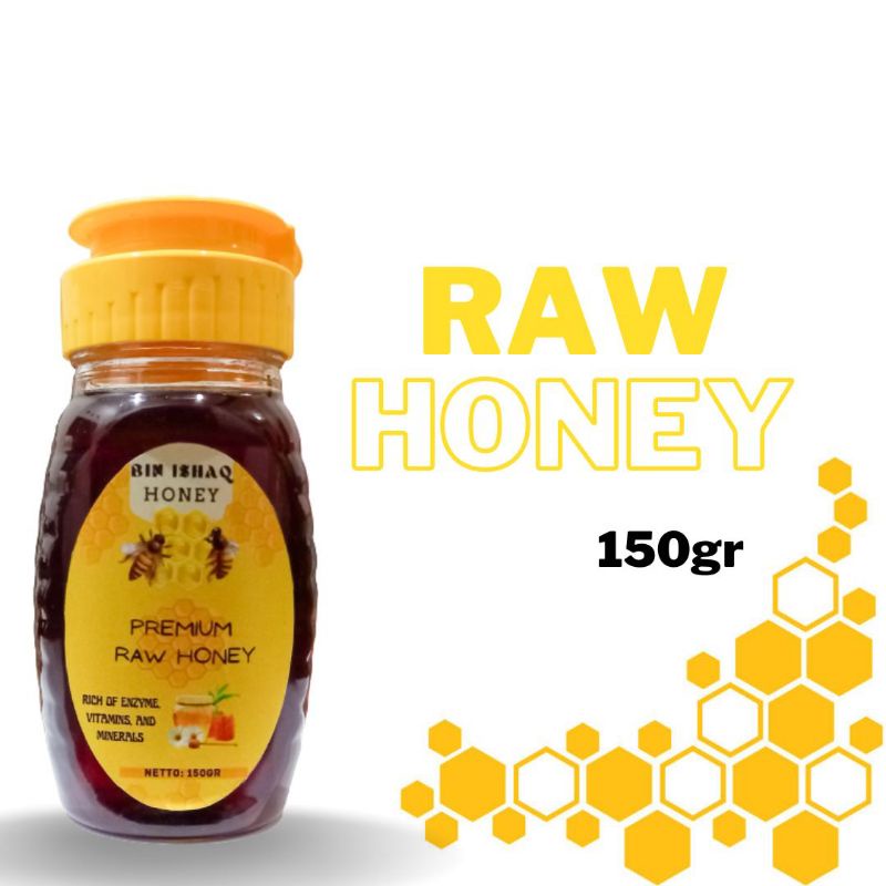 

Madu Murni Asli 100% 150 gram Asli Peternak Madu / Raw Honey Premium Madu Hutan Sumatera tanpa proses