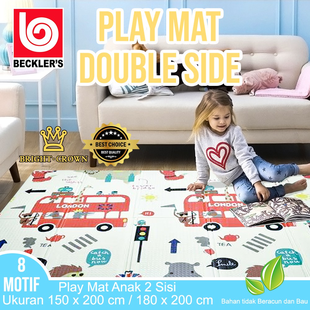 MATRAS PLAYMAT ( BONUS TAS ) DOUBLE PAD - MATRAS PLAYMAT PREMIUM - MATRAS BAYI