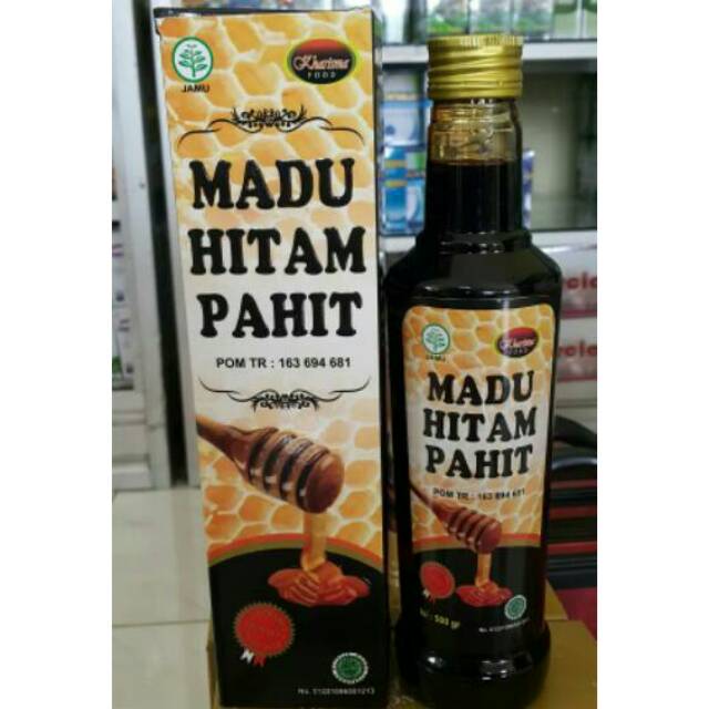 

Madu Hitam Pahit Premium 500 gr Madu Diabet Super Kolesterol Asam Urat Amblas