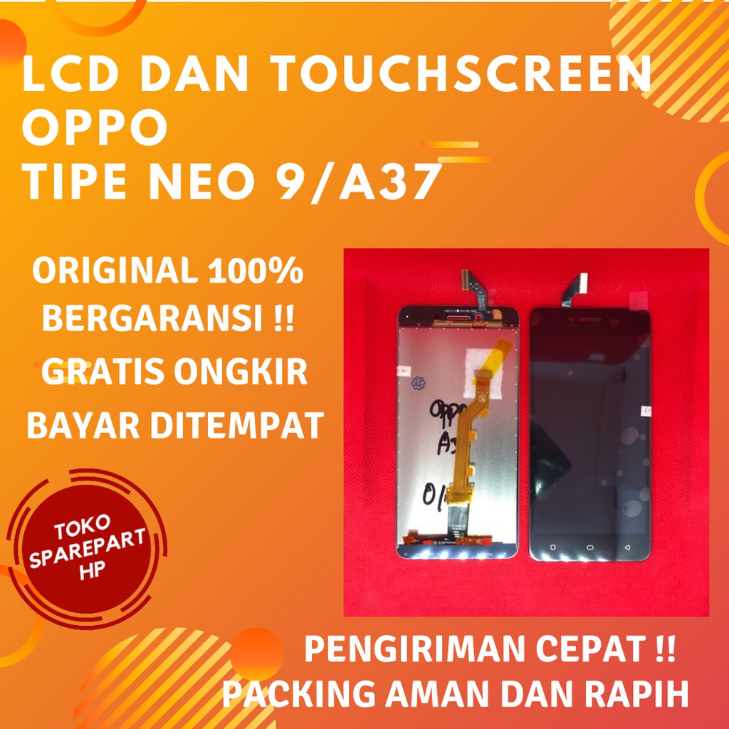 Layar Lcd Ori Hp OPPO NEO 9 / A37 Fullset Lcd dan Touchscreen Oppo A37 / Neo9 Original Full set