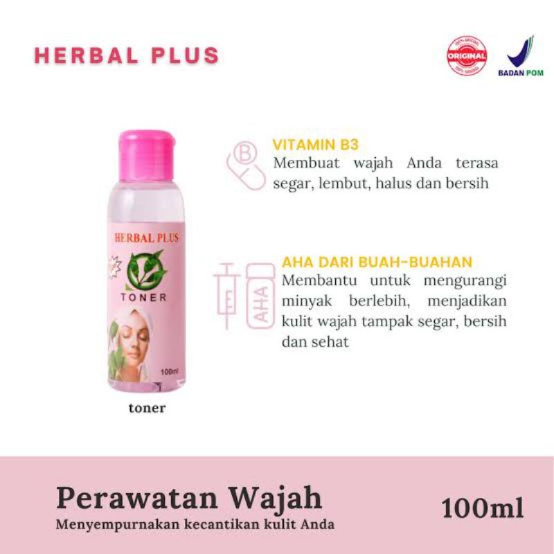 Herbal Plus Toner 100ml