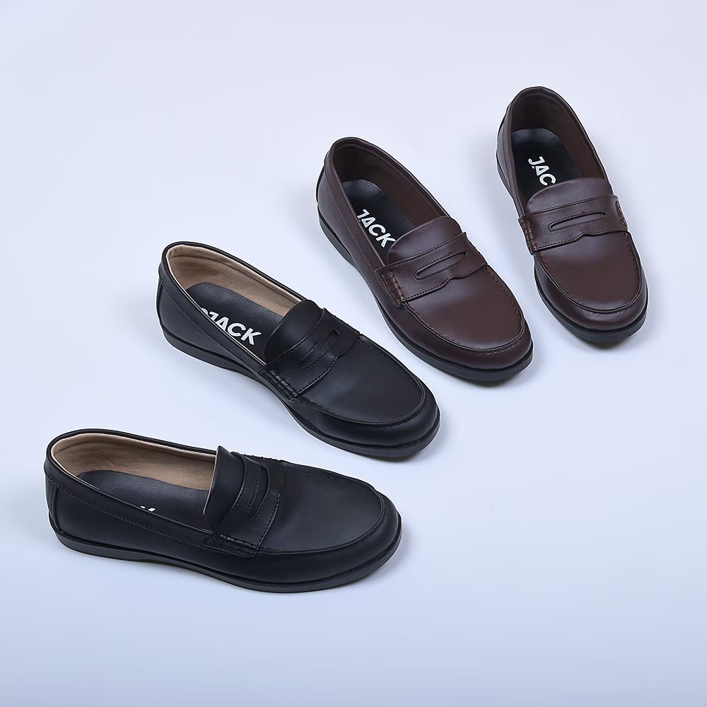 Sepatu Loafers Pria Kasual Klasik Kuliah Kerja Santai - Loafer