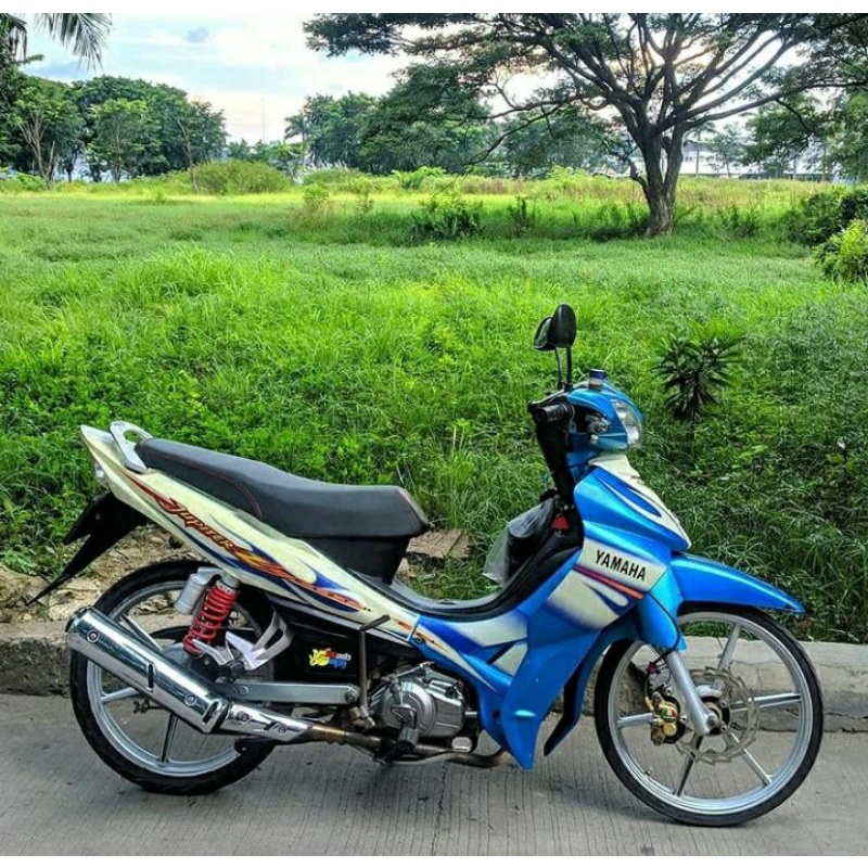 Striping lis sticker standar ori yamaha Jupiter z 2005 Biru putih striping Jupiter z 2005