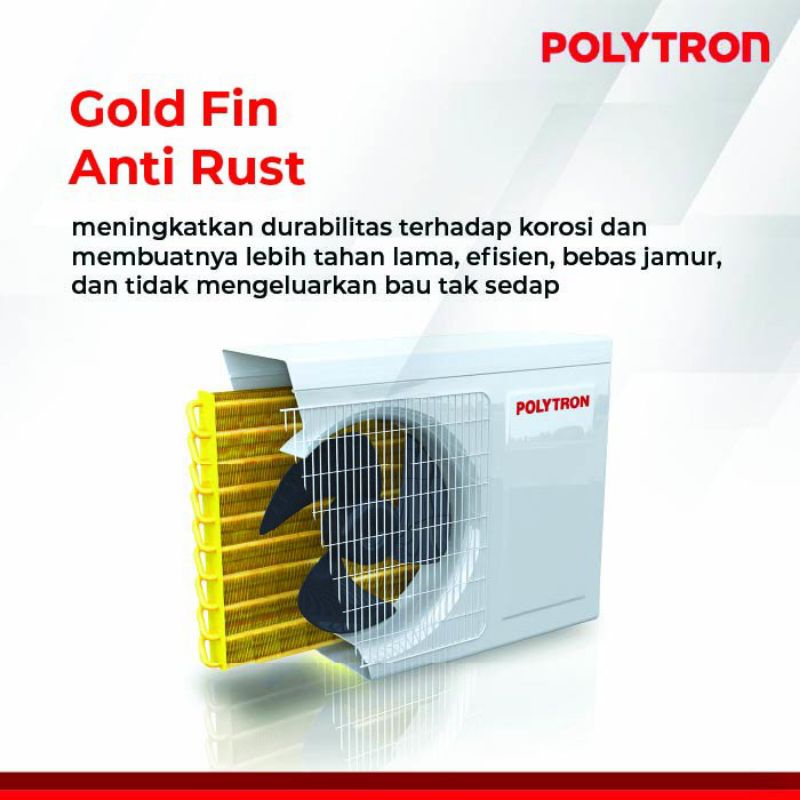 Polytron AC 1 PK 1PK Neuva Ice PAC 09VZ Fast Cooling PAC09VZ Gold Fin