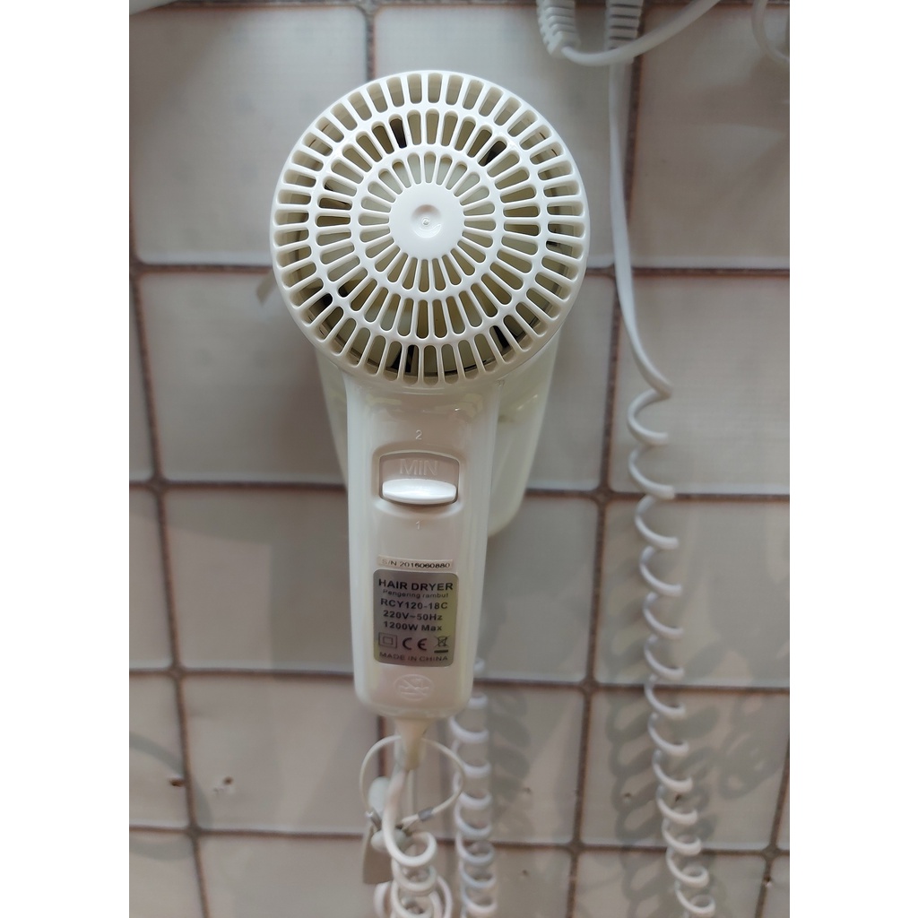 HAIR DRYER GANTUNG / PENGERING RAMBUT / KRISBOW HAIR DRYER RCY120-18C