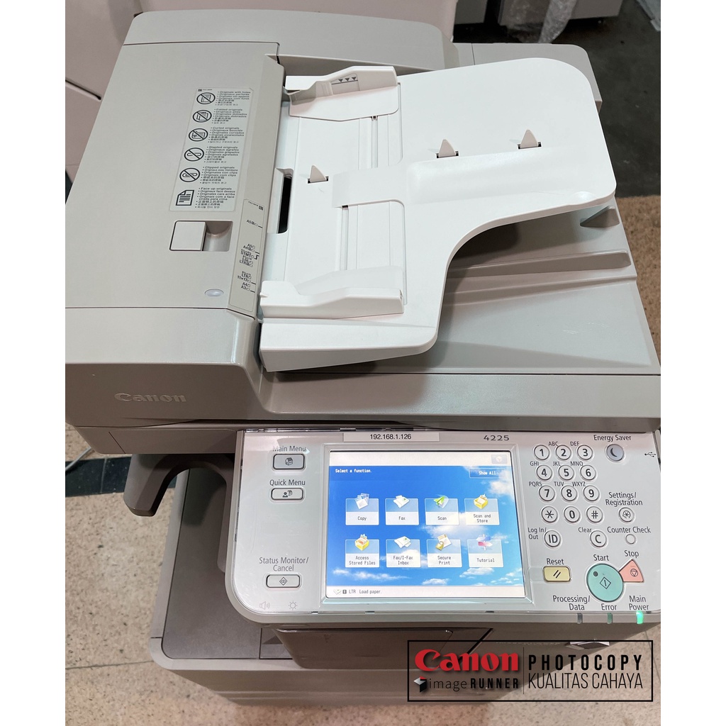 Mesin Fotokopi Canon IRA 4225 220Volt Ex Eropa Grade A