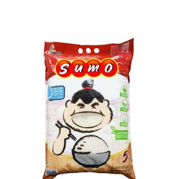 

bg20t01r Beras Sumo Premium Kemasan Merah 5 Kg Sv012Ss