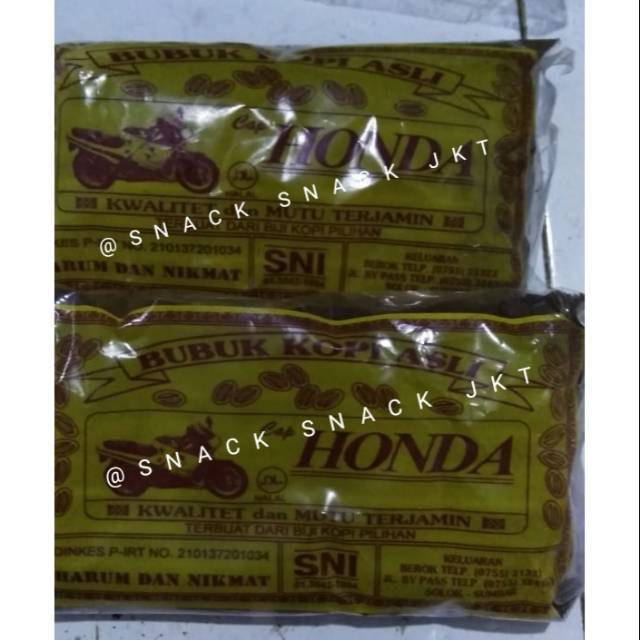 

KOPI PADANG ASLI CAP HONDA