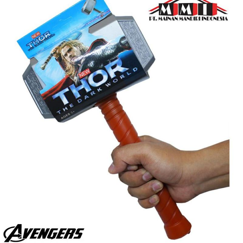 Mainan anak palu thor